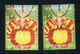 Variété - N°3765, 1 Ex Orange Foncé + 1 Brun Rouge - Neufs ** - V 844 - Unused Stamps