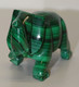 Delcampe - JOLI SUJET ELEPHANT PIERRE MALACHITE Sculpté BEL OBJET DE VITRINE DECO COLLECTION - Altri & Non Classificati