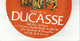 Plaque Carton,publicité , Bière De La DUCASSE , Spéciale Ambrée, Diamètre : 245 Mm, Frais Fr 3.35 E - Paperboard Signs