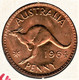 Australia 1964 Penny Full Red Unc - Ch Unc - Penny