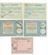 ALGERIE ( Lot De 5 )- Coupons Réponse  De 0.80, 1.20 1.80 2.70 Et 0.40  Dinar    -   Voir Scans - Algeria (1962-...)