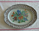 Plat Ancien Ovale 46 Cm Cul Noir époque 19ème - Plats