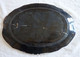 Plat Ancien Ovale 46 Cm Cul Noir époque 19ème - Plato