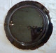 Plat Rond Ancien 31 Cm Cul Noir Céramique Forges Les Eaux 18ème - Portate