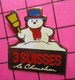 SP18 Pin's Pins / Beau Et Rare / THEME : NOEL / BONHOMME DE NEIGE 3 SUISSES LE CHOUCHOU - Christmas