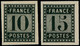 ** FRANCE - Poste - Essai De L'Imprimerie Nationale: 10c. + 15c (Spink) - 1871-1875 Ceres