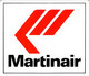 12502 " MARTINAIR " ZELFKLEVEND-AUTOADESIVO  Cm. 8,8 X 10,0 - Aufkleber