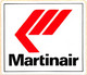 12504 " MARTINAIR " ZELFKLEVEND-AUTOADESIVO  Cm. 8,8 X 10,0 - Aufkleber