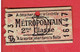 TICKET METROPOLITAINE 2° CLASSE - Europe