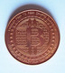 USA .999 Fine Copper Round 'Bitcoin' Image - 1 Ounce Avoirdupois - UNCIRCULATED - Autres – Amérique