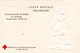 B01-373 2 Cartes Postales Philatélique Croix Rouge Château Musée Statuette Ivoire 16-12-1967 76 Dieppe - Colecciones & Series: PAP