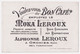 Marchand De Fleurs Chromo Coëz Roubaix C.1890 Moka Leroux Orchies âne Donkey Roses Fleur Rose Commerce Ambulant A50-52 - Té & Café