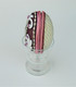 Hand Decorated Purple Goose Egg Trinket Box - Eier