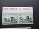 Delcampe - Jugoslawien 1939 Errichtung Eines Heimes Für Post U. Telegraphenbeamte Nr. 370 / 374 Als Paare / Randstücke - Unused Stamps