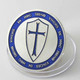 USA 1 Oz Knights Templar Crusader Cross Silver Plated Commemorative Coin - UNCIRCULATED - Other - America