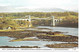 MENAI SUSPENSION BRIDGE, MENAI STRAITES, GWYNEDD, WALES. UNUSED POSTCARD  Ph4 - Anglesey