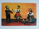 1967..USSR..VINTAGE  POSTCARD..DOLLS IN ESTONIAN NATIONAL COSTUMES - Estonie