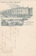 CARTOLINA LITHO - HOTEL DE LA VILLE - GENOVA - VIAGGIATA 1909 - M98 - Genova