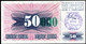 Bosnia And Herzegovina,50 000 Dinara, Handstamp Travnik, 1993,P54(c),as Scan - Bosnia Erzegovina