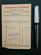 Rechnung J. Schweitzer Fachbuchhandlung München, 19. April 1951 - Stamperia & Cartoleria