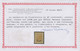 1878 Levante 20 C. Discreta Centratura Certificato  MLH +++ - Amtliche Ausgaben