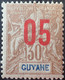 R2062/863 - 1912 - COLONIES FR. - GUYANE - N°70 NEUF** - Nuevos