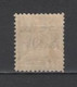 (SA0665) NEW SOUTH WALES - AUSTRALIA, 1891 (Victoria, 7½ P. On 6 P., Brown). Mi # 76. MLH* Stamp - Ungebraucht