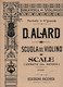 Spartito SCUOLA DEL VIOLINO - SCALE Metodo DELFINO ALARD - G. RICORDI & C. - Opéra