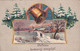 A7548- ROMANIA STAMP, AVIATION STAMP 1931 OVER PRINT SENT TO CLUJ,  BELL CHRISTMAS CELEBRATION, VINTAGE OLD POSTCARD - Covers & Documents