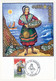 FRANCE - Carte Maximum - 2,80 Santons De Provence - La Poissonnière - Obl Biennale De L'Art Santonnier 96 AUBAGNE 1996 - 1990-1999