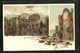 Lithographie Bastei / Sächs. Schweiz, Basteibrücke, Basteifelsen - Bastei (sächs. Schweiz)