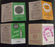 Calendrier Petit Format  ( Les 4 ) 1965 ; 1966 ; 1968 ; 1969 - Petit Format : 1961-70