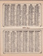 Calendrier : Agenda : Orphelinat Des Chemins De Fer Français : 1936 : Transport : 10,5cm X 7cm - 64 Pages - Petit Format : 1921-40