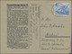 KZ-Post: 1940, 25 Pf Leipziger Messe Als EF Auf Formbrief Aus Dem KZ DACHAU Nach Krakau - Covers & Documents