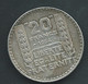 Piece France 20 Francs Turin 1934 Argent  - Pic 6001 - 20 Francs