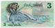 COOK ISLANDS,3 DOLLARS,1987,P.3,AU-UNC,RARE - Sonstige – Ozeanien