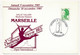 FRANCE - Oblit Temporaire  "SPORTS ET CHAMPIONS - 13 MARSEILLE - 1985" Sur CPM Challenge Pierre Bel - Matasellos Conmemorativos