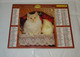 2000 ANNEE BISSEXTILE CALENDRIER ALMANACH DU FACTEUR, LA POSTE, CHAT, CHATS, LAVIGNE, MARNE 51 - Formato Grande : 1991-00