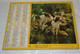 1985 CALENDRIER ( Double ) ALMANACH DES PTT, BIQUETTE ET CHEVREAU, EPAGNEULS, OLLER, VAR 83 - Formato Grande : 1981-90