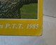 Delcampe - 1985 CALENDRIER ( Double ) ALMANACH DES PTT, BIQUETTE ET CHEVREAU, EPAGNEULS, OLLER, VAR 83 - Grossformat : 1981-90