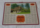 1968 ANNEE BISSEXTILE CALENDRIER ALMANACH DES PTT, MANOIR DE L'EAUPARTIE, CALVADOS, OBERTHUR, AISNE 02 - Groot Formaat: 1961-70