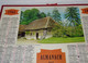 1968 ANNEE BISSEXTILE CALENDRIER ALMANACH DES PTT, MANOIR DE L'EAUPARTIE, CALVADOS, OBERTHUR, AISNE 02 - Formato Grande : 1961-70