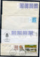 5 Enveloppen + 1 Fragment Met Zegels En Bladboord Met Nummer - 1977-1985 Chiffre Sur Lion