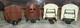 HO MARKLIN Lot De 4 Wagons Couverts Des FS, DB, SBB CFF - Vagoni Merci