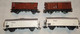 HO MARKLIN Lot De 4 Wagons Couverts Des FS, DB, SBB CFF - Vagoni Merci