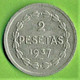 ESPAGNE / GOBIERNO DE EUZKADI / 2 PESETAS / 1937 / - Münzen Der Provinzen