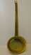 ANCIENNE LOUCHE LAITON Poignée Gravée De FLEURS COLLECTION DECO CUISINE DINANDERIE VITRINE - Koper