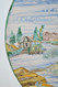 Delcampe - *GRAND PLAT FAIENCE MAJOLIQUE ITALIE XIX/XX Déco Scène Mythologique Déesse Céres E - Ohne Zuordnung