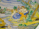 Delcampe - *GRAND PLAT FAIENCE MAJOLIQUE ITALIE XIX/XX Déco Scène Mythologique Déesse Céres E - Ohne Zuordnung