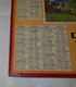 1961 CALENDRIER ALMANACH DES PTT, PRINTEMPS, OBERTHUR - Grand Format : 1961-70